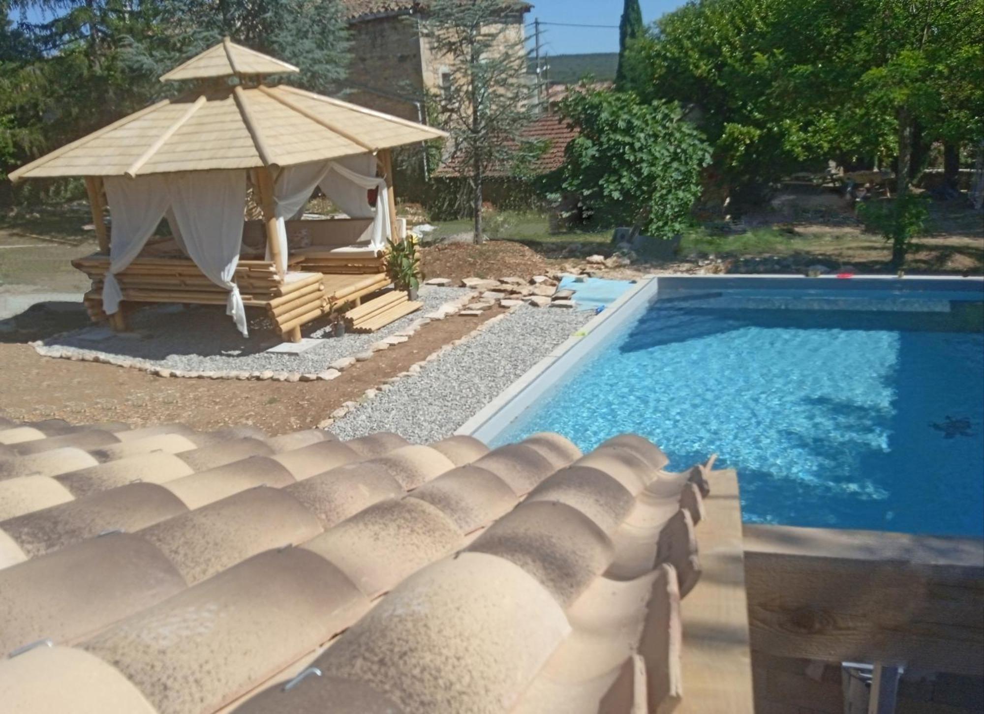 Le Gite Du Gamin Vagnas Exterior photo